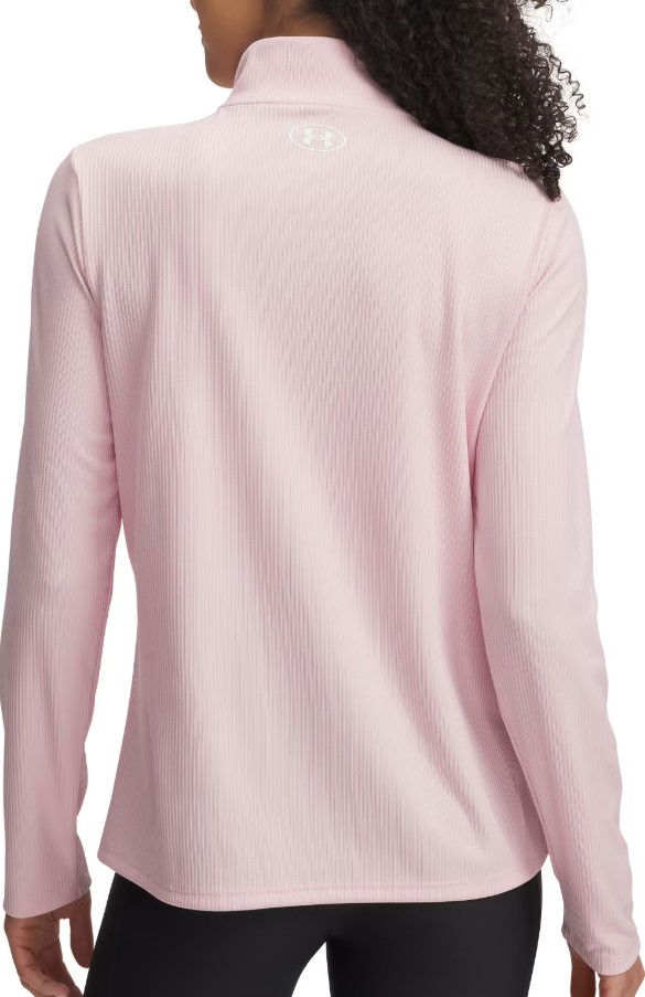 Sweatshirt Under Armour Tech Rib 1/2 Zip Pullover Lyserød | 1389857-647, 1