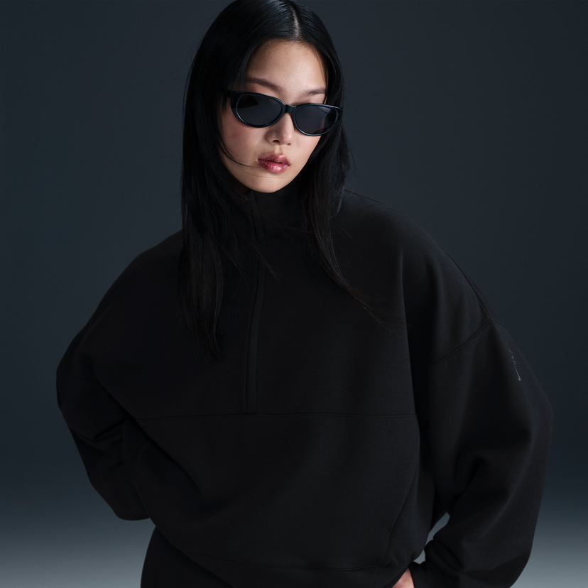Sweatshirt Nike Nike 24.7 Impossibly Soft Dri-FIT 1/2 Zip Relaxed Top Sort | HQ8188-010