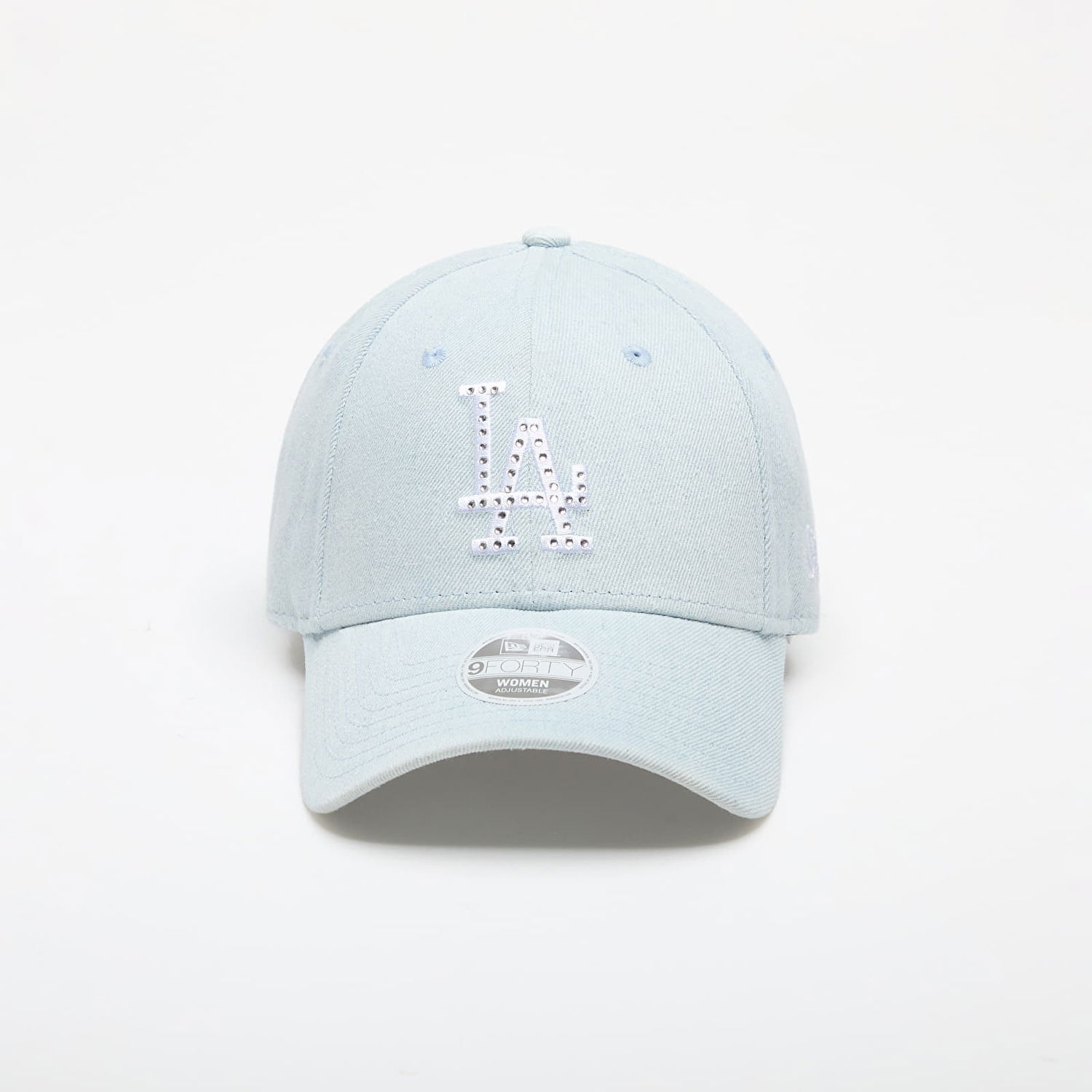 Kasket New Era MLB Los Angeles Dodgers Diamante Denim 9FORTY Adjustable Cap Sky Blue Universal Blå | 60565484, 0