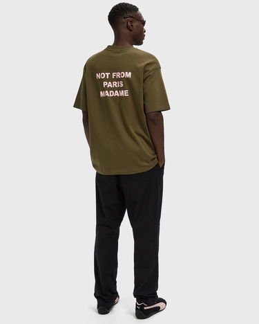 T-shirt Drôle de Monsieur Slogan T-Shirt Grøn | I-TS203-CO002-KK, 2