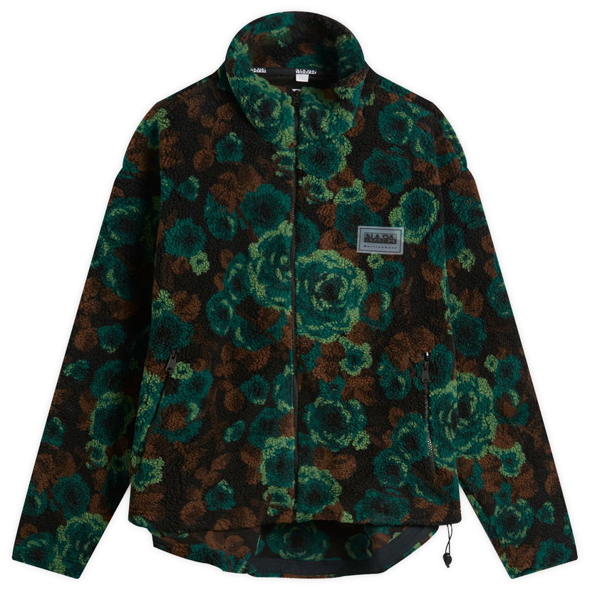 Jakke Napapijri Martine Rose Full-Zip Floral Jacquard Fleece Jacket Flerfarvet | NP0A4FPL-FUB
