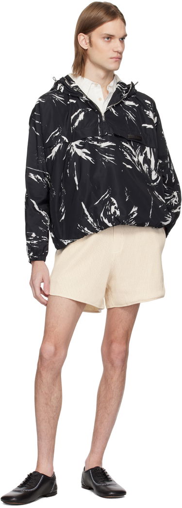 Shorts Wales Bonner Wales Bonner Song Jersey Shorts Beige | US25JE16-CO04-100 COTTON MESH, 3
