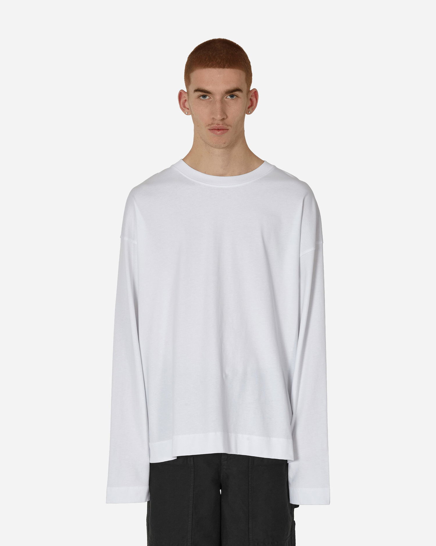T-shirt Dries Van Noten Oversized T-Shirt Hvid | 241-021119-8603 001, 1