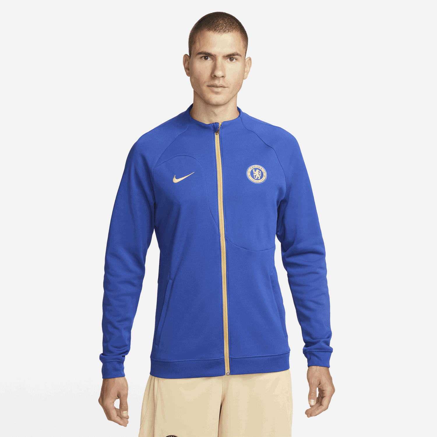 Jakke Nike Pánská fotbalová Mørkeblå | DV5046-495, 0
