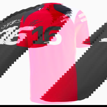 T-shirt Puma Scuderia Ferrari 2023 Team Replica Charles Leclerc T-Shirt Rød | 763420_01, 2