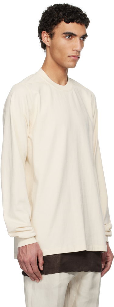 Sweater Rick Owens Rick Owens Hollywood Short Crewneck Long Sleeve Sweatshirt Sort | RU01E5277 BA, 4