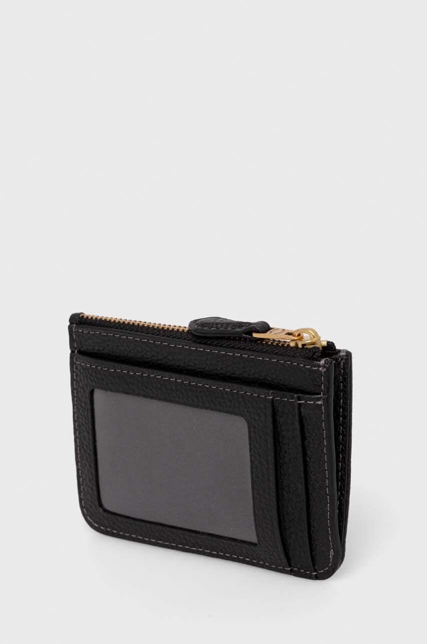 Nøgleringe Coach Leather Key Case Sort | CR550, 1