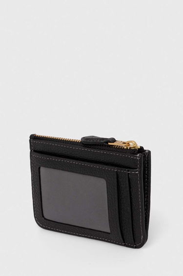 Nøgleringe Coach Leather Key Case Sort | CR550, 1