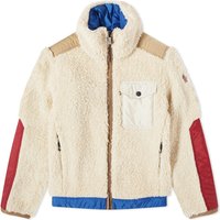 Bomberjakke Moncler Grenoble Plattiers Teddy Fleece Bomber Beige | 1A000-14-899N5-034, 1