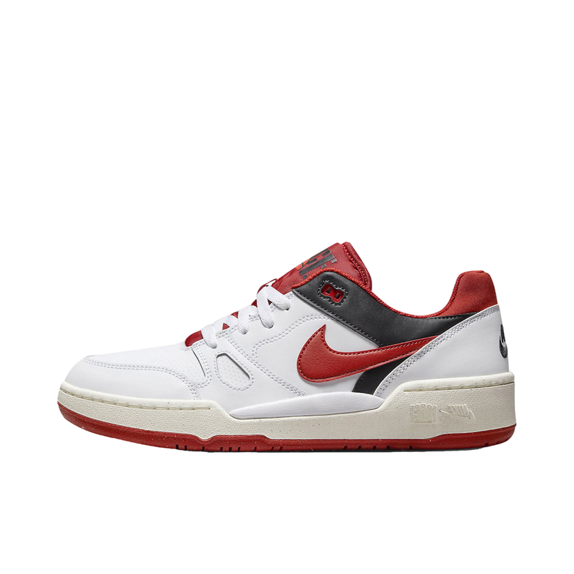 Sneakers og sko Nike Full Force Low White Red Black Hvid | FB1362-102
