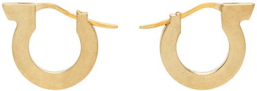 Øreringe FERRAGAMO Brass Hoop Earrings Metalisk | 760724 - 770843, 0