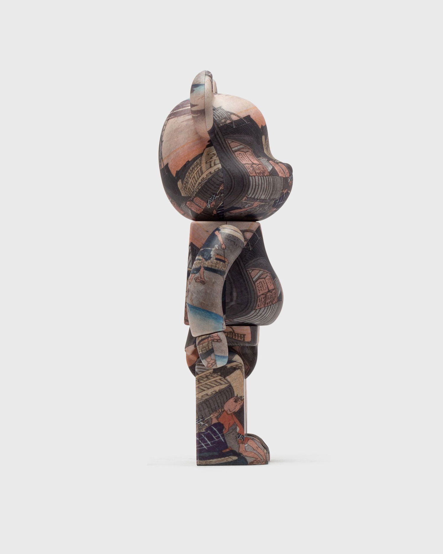 Collectible Medicom Toy UTAGAWA HIROSHIGE NIHONBASHI 1000% BE@RBRICK Figure Brun | MED1134, 1