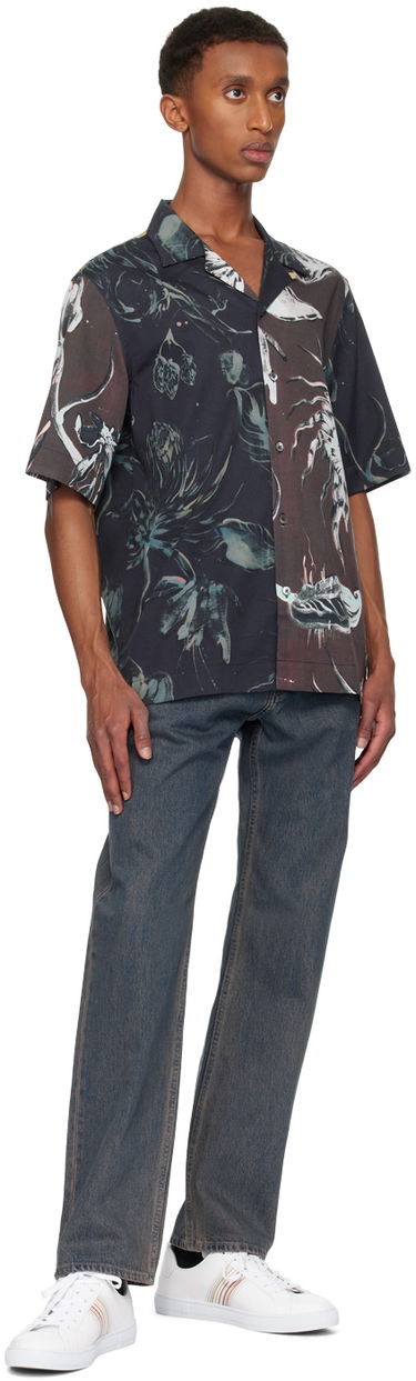 Skjorte Paul Smith Paul Smith Mixed Panel Thistleberry Print Shirt Flerfarvet | M1R-905UM-N02517-47, 3