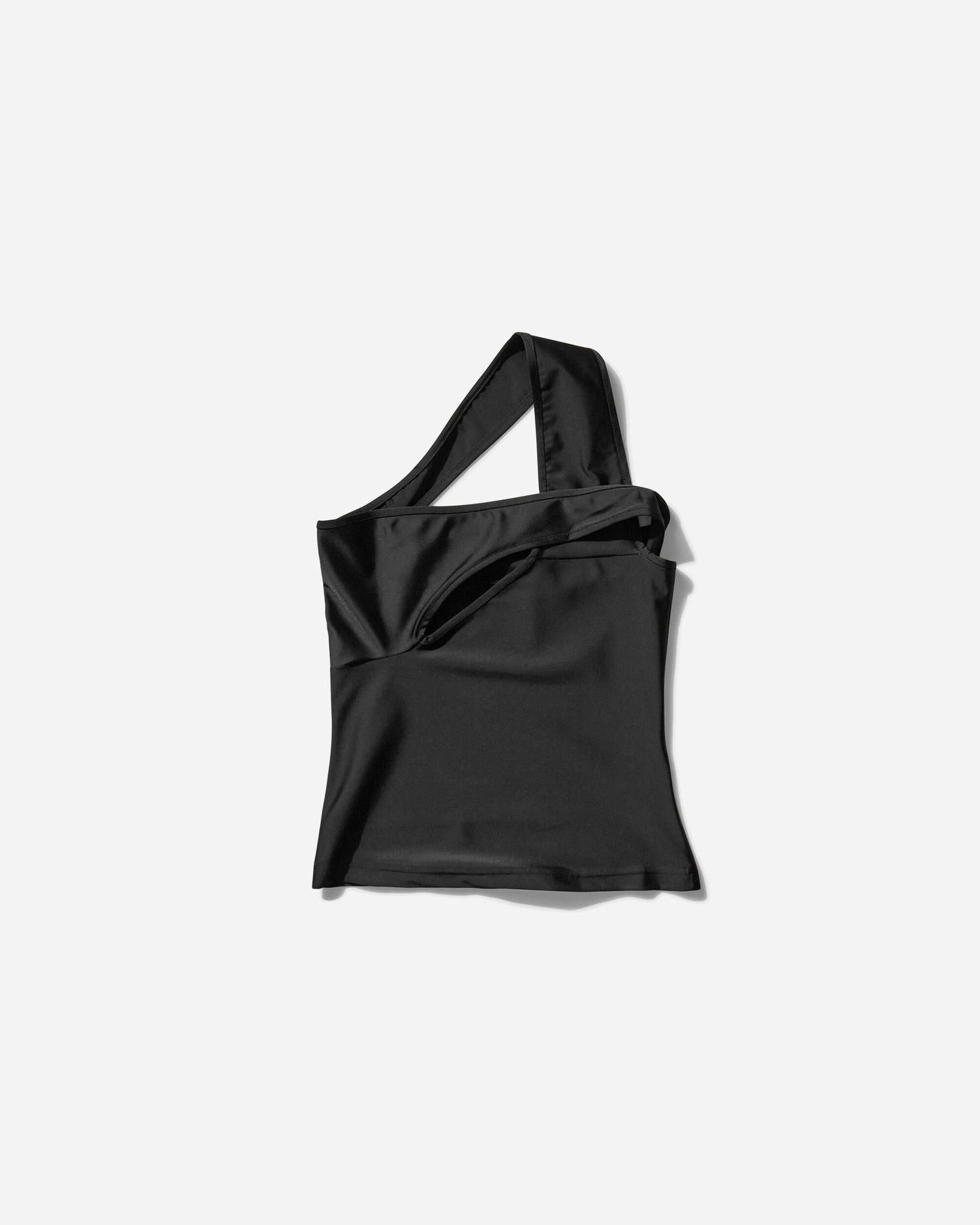Tanktop Ottolinger One-Shoulder Cutout Scuba Top Sort | 10210540302 BLK, 1