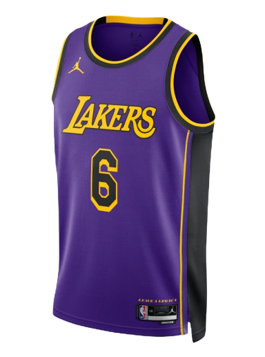 Jersey Jordan Dri-FIT NBA Los Angeles Lakers Statement Edition 2022 Swingman Jersey Lilla | DO9530-505