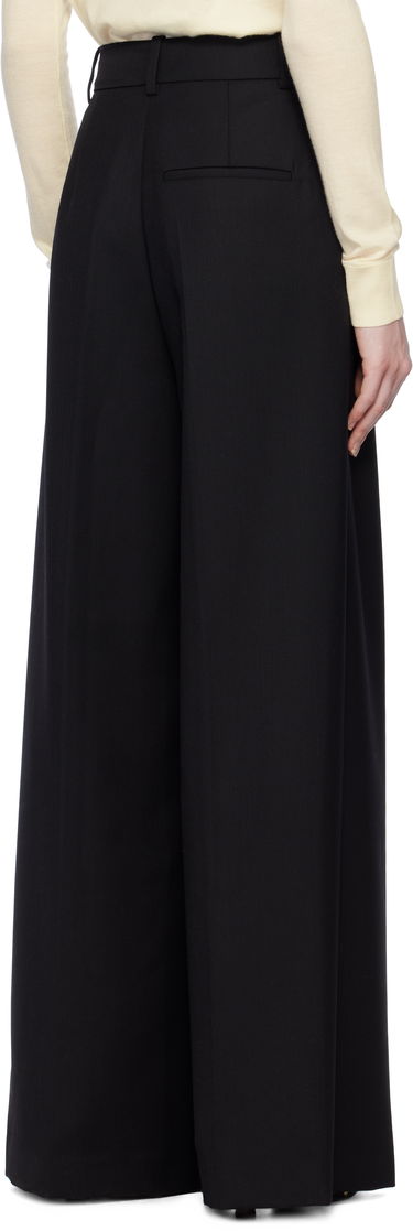 Bukser Anine Bing Anine Bing Lou Wide Leg Trousers Sort | A-03-10389-BLK26, 2