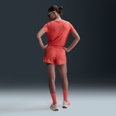 Shorts Nike One Dri-FIT Mid-Rise Running Shorts with Liner Orange | HJ2195-814, 2