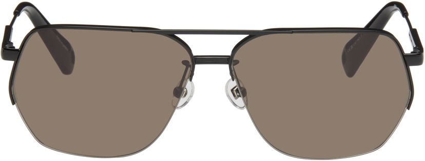 Solbriller Jacquemus Aviator Sunglasses Sort | JAC67C2SUN