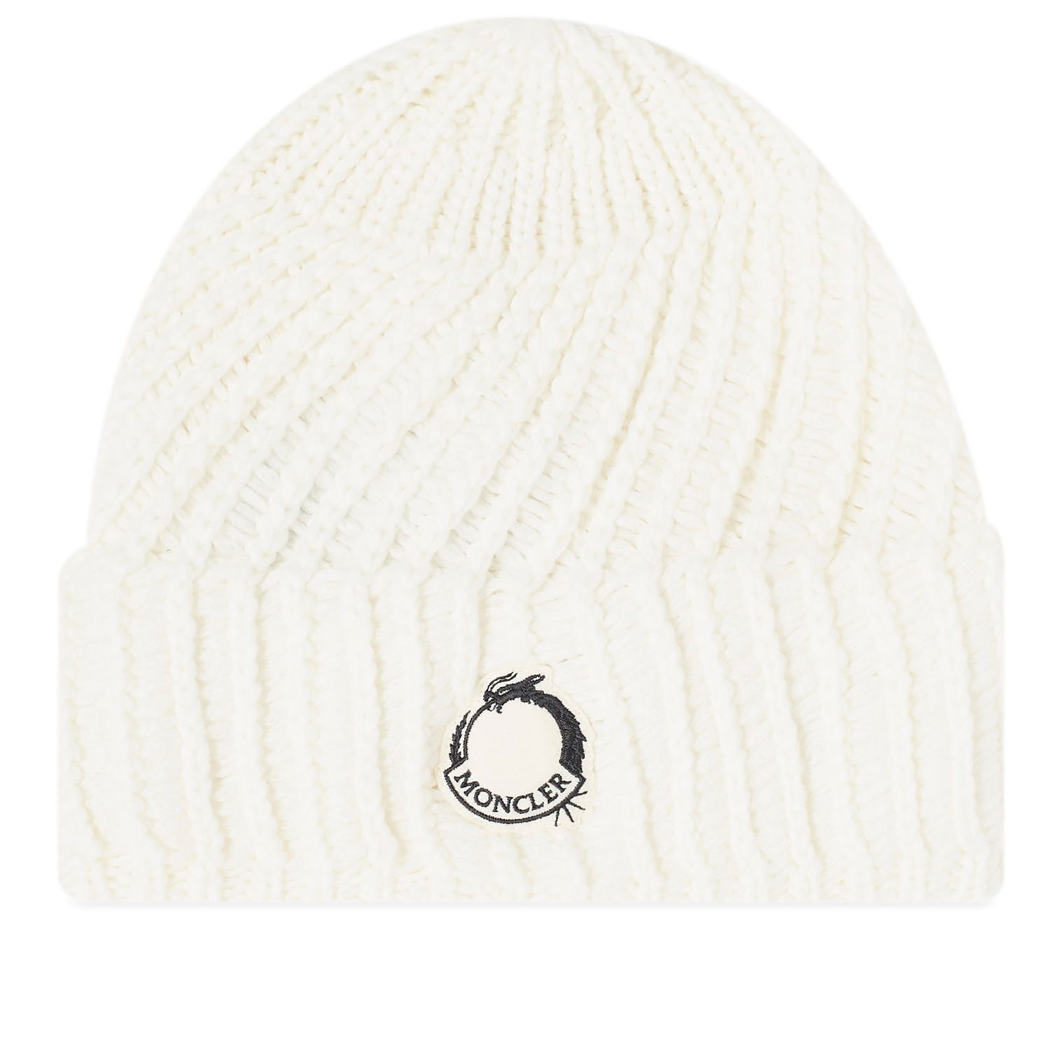 Beanie Moncler CNY Dragon Beanie Hvid | 3B000-10-M2089-034, 0