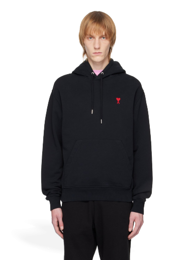 Sweatshirt AMI Hoodie Sort | BFUSW200.730