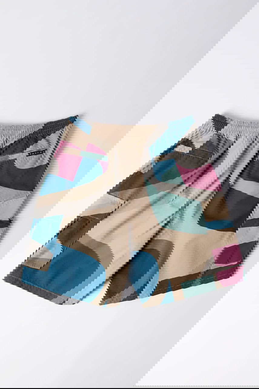 Shorts By Parra Parra The Wall Cargo Shorts Flerfarvet | 53345, 1