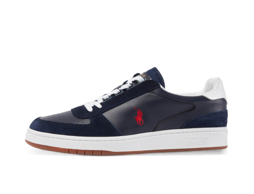 Sneakers og sko Polo by Ralph Lauren Polo Ralph Lauren Men's Polo Court Leather/Suede Trainers - Newport Navy/RL2000 Mørkeblå | 809834463003