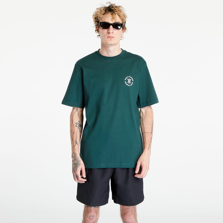 T-shirt DAILY PAPER Circle Ss Grøn | 2322009, 0