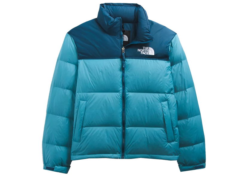 Puffer jakke The North Face 1996 Retro Nuptse Storm Blue/Monterey Blue Turkis | NF0A3C8D9NQ