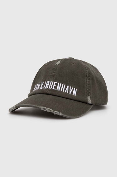 Kasket Han Kjøbenhavn Signature Distressed Cap Grøn | A.132999, 0