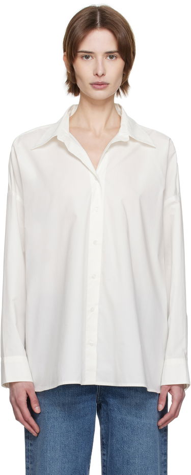 Skjorte AGOLDE AGOLDE Roux Relaxed-Fit Shirt Hvid | A7354-1769, 0