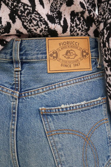 Jeans Fiorucci Fiorucci Flared Medium Waist Jeans Blå | U01FPDJE083DN01DN02, 3