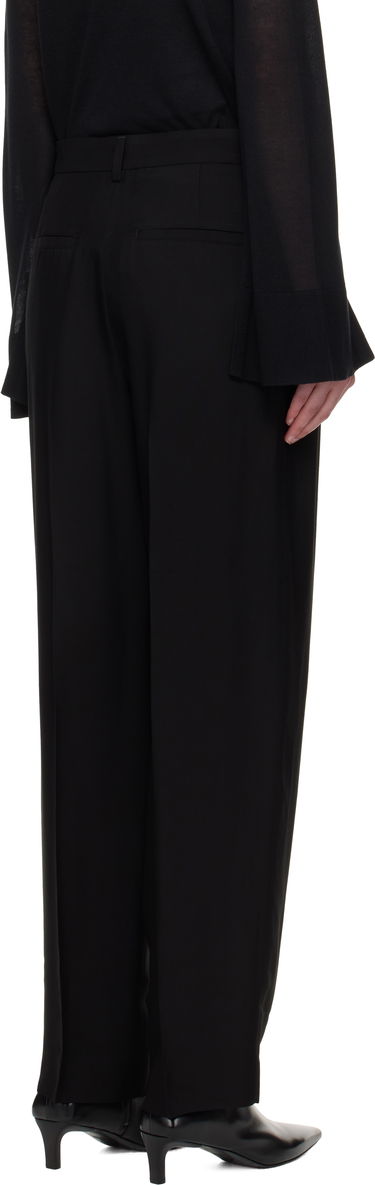 Bukser TOTEME TOTEME Double-Pleat Straight-Leg Trousers Sort | 252-WRB0289-FB0459, 2