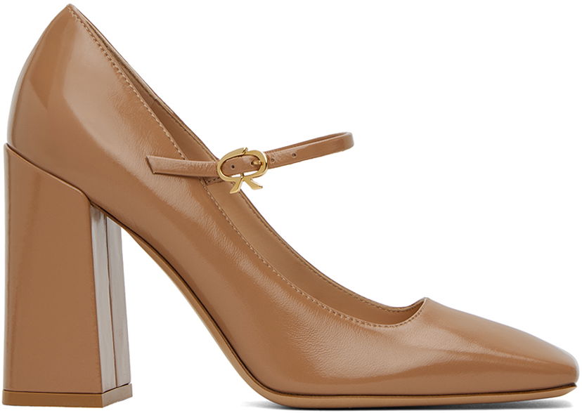 Sneakers og sko Gianvito Rossi Square Toe Pumps Brun | G22202.95RIC.NUI