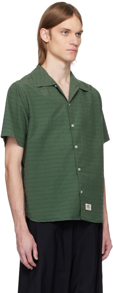 Skjorte Ranra RANRA Sun Stripy Cotton Shirt Grøn | AMSS25SS01594, 1