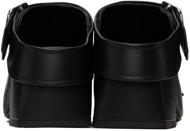 Sneakers og sko Courrèges Leather Mules With Buckle Sort | 124SCS096CV0027, 1