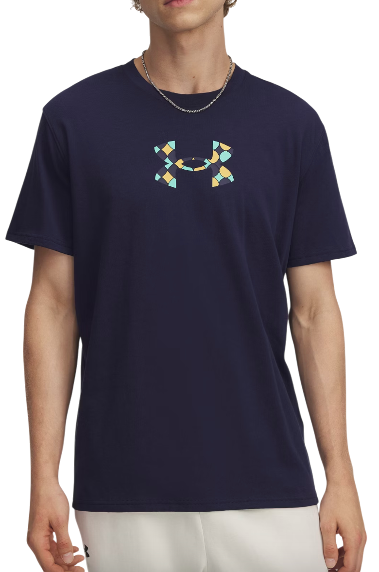 T-shirt Under Armour Holiday HW Short Sleeve T-Shirt Mørkeblå | 6000575-410