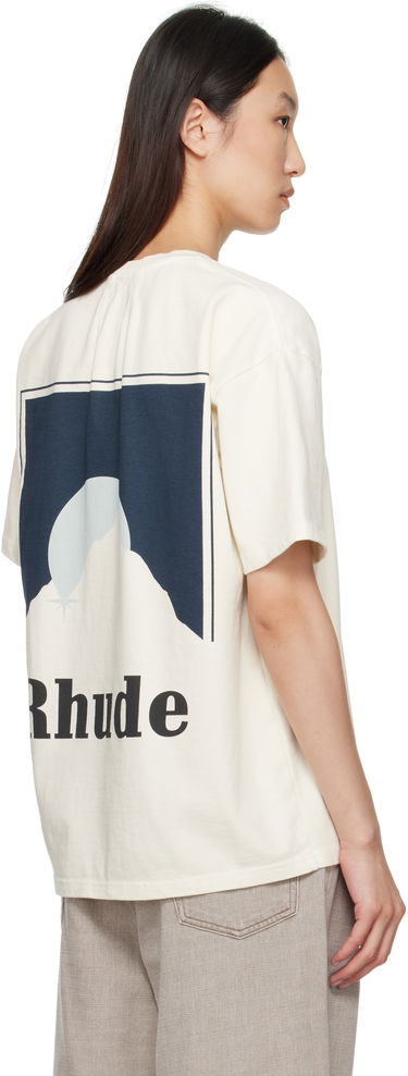 T-shirt Rhude Rhude Moonlight Graphic T-Shirt Hvid | RHPF25TT02012, 2
