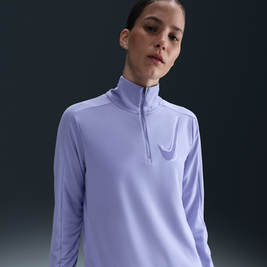Sweatshirt Nike Swoosh Dri-FIT Running Midlayer 1/2 Zip Lilla | HJ2225-533, 4