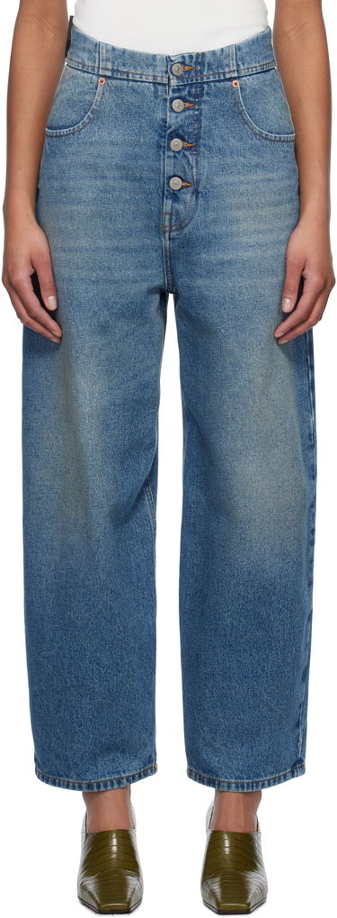 Jeans Maison Margiela MM6 Maison Margiela Button Jeans Blå | S52LA0235 M30018, 0