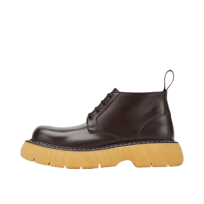 Sneakers og sko Bottega Veneta Bounce Swell Leather Ankle Boots Sort | 651256V00H02062