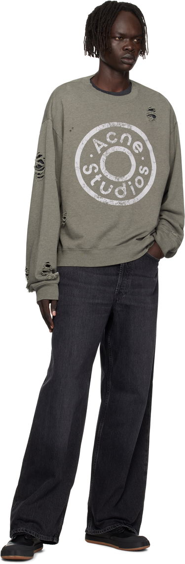 Jeans Acne Studios Acne Studios Faded Loose-Fit Jeans Sort | C00090-, 3