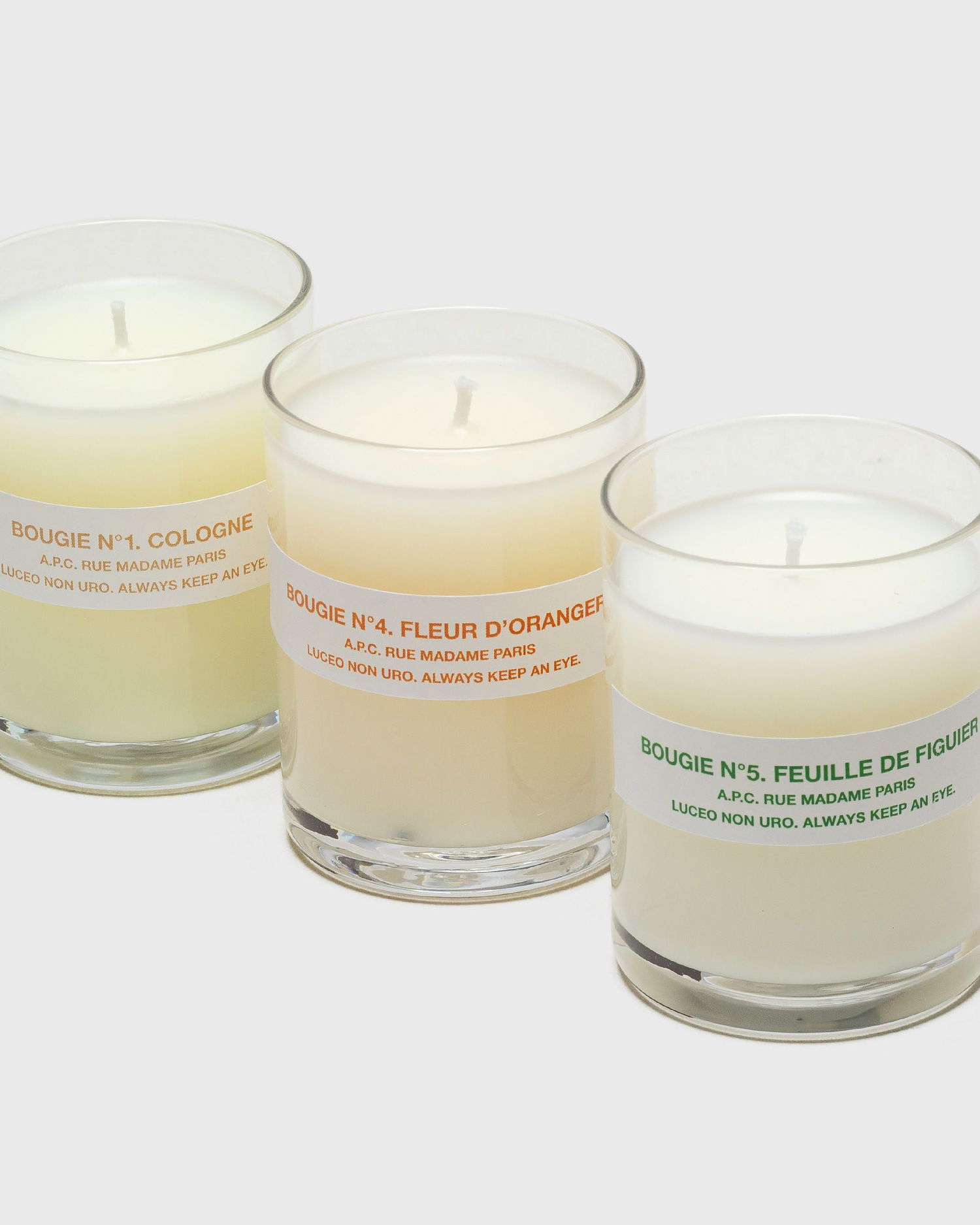 Stearinlys A.P.C. Kit 3 Home Fragrance Hvid | YBZAA-M84002-VAZ, 1