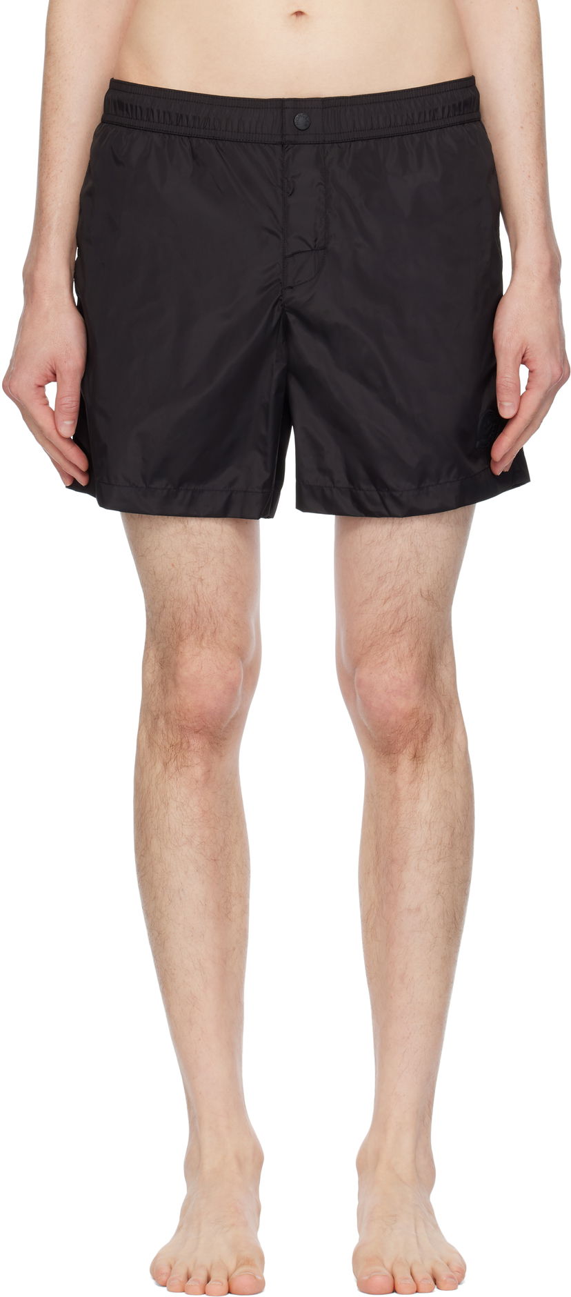 Badetøj Moncler Moncler Archivio Creativo Swim Shorts Sort | K10912C0000453326