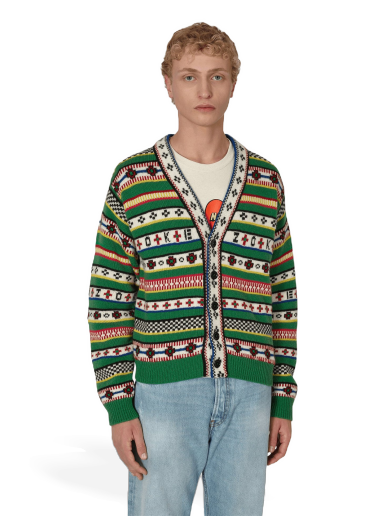 Sweater KENZO Fairisle Jacquard Cardigan Flerfarvet | FC65CA3173CH 57