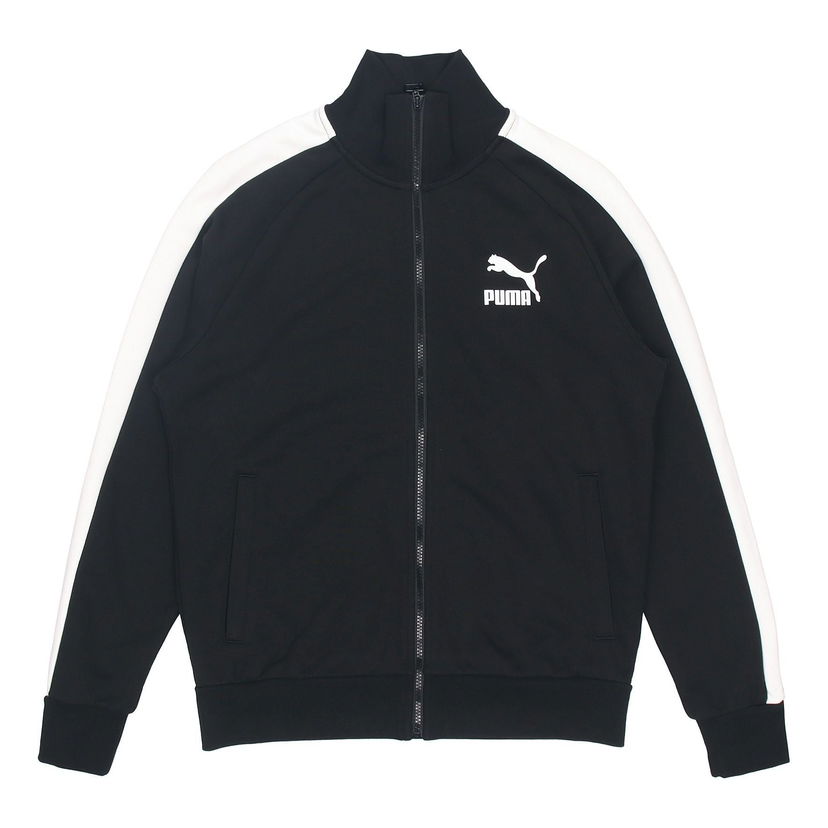 Vindjakke Puma Classic Stand Collar Splicing Jacket Sort | 532935-01