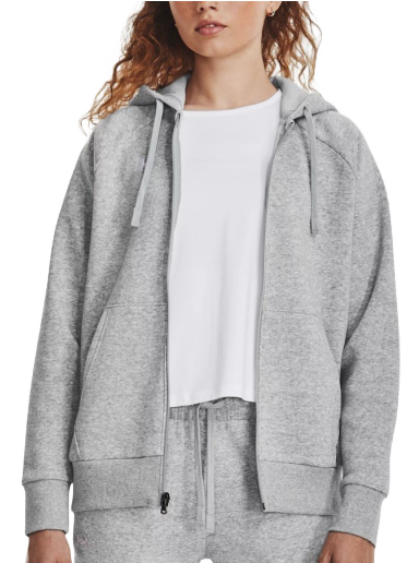 Sweatshirt Under Armour Rival Fleece Full-Zip Hoodie Grå | 1379497-012