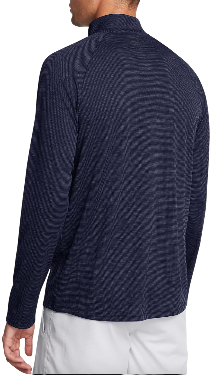 Sweatshirt Under Armour UA Tech Textured Long-Sleeve 1/2 Zip Mørkeblå | 1382797-410, 1