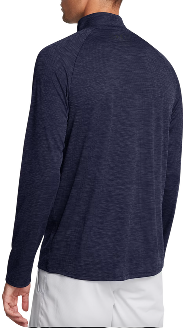 Sweatshirt Under Armour UA Tech Textured Long-Sleeve 1/2 Zip Mørkeblå | 1382797-410, 1