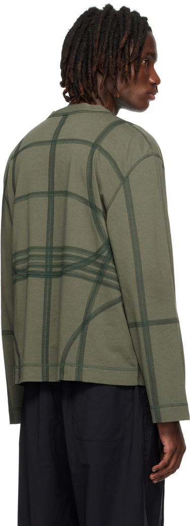 T-shirt Craig Green Craig Green Flatlock Long Sleeve T-Shirt Grøn | CGAW25CJETLS11, 2