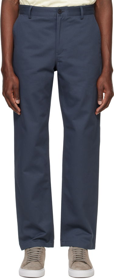 Bukser MAISON KITSUNÉ Maison Kitsuné Casual Chino Trousers Blå | OM01101WW9043, 0